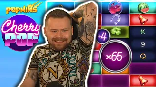 HUGE WIN on CHERRY POP - Casino Slots Big Wins