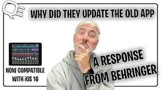 XAir update   Response from Behringer
