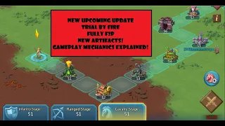 Lords Mobile - Upcoming UPDATE - Trial by Fire - Early tutorial - Gameplay Mechanics - 100% F2P