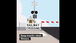 Always Keep Tracks Clear at Level Crossings