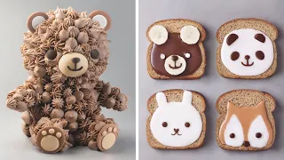 Cara Membuat Makanan Penutup Kue Teddy Bear - Kue Cokelat - Dekorasi Kue Mudah