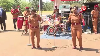 Uganda Prisons Jazz Band performing