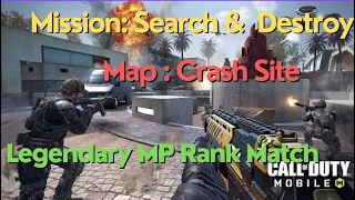 How to think like a PRO in Search and Destroy COD Mobile!. Map;: Crash Site