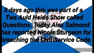 Questions Nicola Sturgeon can't Answer