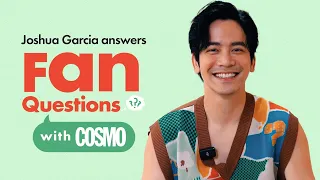 #JoshuaGarcia Reacts To Being Called "Crush Ng Bayan" | Fan Questions With Cosmo