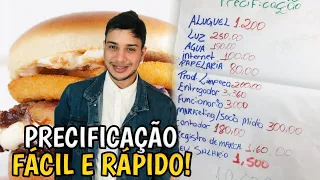 PRECIFICAÇÃO DE LANCHES  / DELIVERY / BARES E RESTAURANTES VOCÊ VAI GANHAR DINHEIRO COM PREÇO CERTO