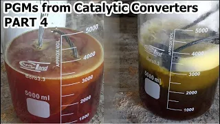 Catalytic Converter Platinum/Palladium Recovery, Part 4