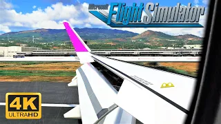 *ULTRA GRAPHICS 4K* Stunning Scenic Approach A320 | Microsoft Flight Simulator 2020