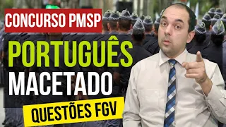 CONCURSO PMSP 👉 Super Revisão PORTUGUÊS da Banca FGV I concurso PM SP 2024