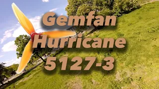 Gemfan Hurricane 5127-3 PROP REVIEW | FPV FREESTYLE