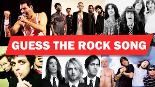 Can You Guess the ROCK SONG in Just 5 Seconds? 🤘 | Music Quiz