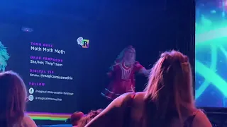 Drag Queen Moth Moth Moth Performs to “Free” by Florence and the Machine at Rainbow Rumble May 2022