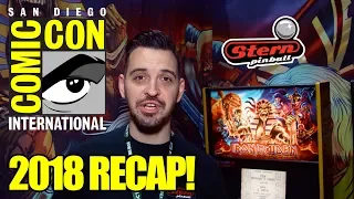 Stern Pinball @ San Diego Comic Con 2018 Recap Video!