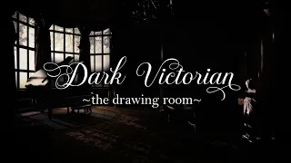 Dark Victorian Mansion: Drawing Room | Foggy Morning | Clock, Birds, Writing | Piano and Cello