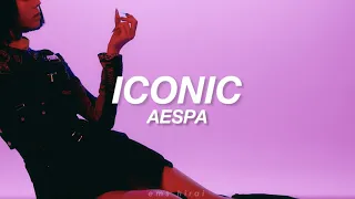 AESPA - ICONIC (english lyrics)