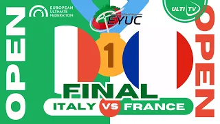 Italy vs France— 🥇 OPEN FINAL 🥈 — European Youth Ultimate Championships #EYUC2023