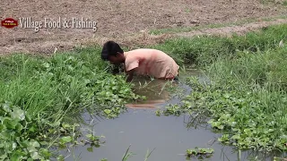 Unique fishing Trapping System | Village Smart boy Use PVC pipe can Catch A Lot Of Fish