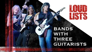 10 Greatest Hard Rock + Metal Bands With Three Guitarists