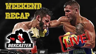 Boxing Weekend Recap: Lomachenko TKOs Linares, Munguia Destroys Ali, Fury Best Sexton | BOXCASTER