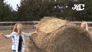 Round Bale Hay Net with Pickup