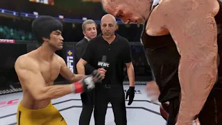 UFC4 | Bruce Lee vs Bigfoot Sumo (EA Sports UFC 4) wwe