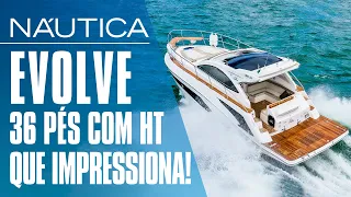 Teste Evolve 360 HT: uma lancha que impressiona pelo espaço interno | NÁUTICA