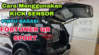 Cara Menggunakan Power Backdoor Kick Sensor Toyota Fortuner Facelift #powerbackdoor #toyotafortuner