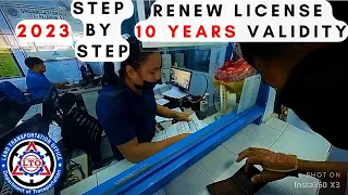 PAANO MAG RENEW NG LISENSYA  | 10 YEARS VALIDITY DRIVER'S LICENSE | STEP BY STEP