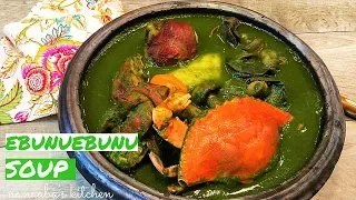 How to make the best Ebunu Ebunu  Cocoyam leaves Kontomire Soup✔