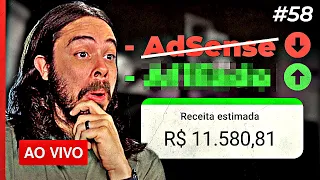 Melhor forma de Ganhar Dinheiro no YouTube (R$ 11 mil por mês) | Live #58