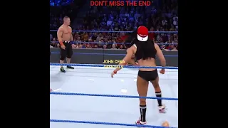 john cena is save with Nikki Bela's entry....don't miss the end..,.,.,