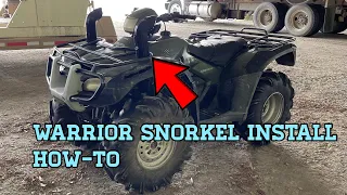 How to install a Warrior Snorkel | 05-11 Honda foreman 500