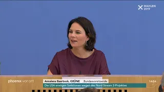 Die Grünen: Pressekonferenz zu den Landtagswahlen in Brandenburg und Sachsen am 02.09.19