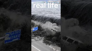 Tsunamis in movies vs real life