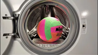 Experiment - Volleyball Ball - in a Washing Machine