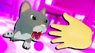 CAT ATTACKS BABY IN VR! - Baby Hands Gameplay - VR HTC Vive