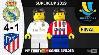 Supercopa de España • Real Madrid vs Atletico Madrid 0-0 (4-1) LEGO 🏆 Spanish Super Cup Final 2020