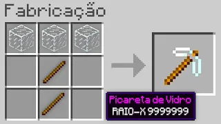 MINECRAFT, mas as PICARETAS são CUSTOMIZADAS!!!