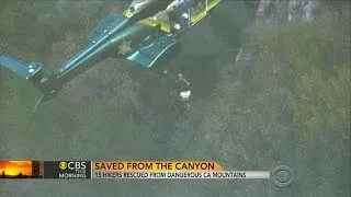 15 hikers rescued from dangerous Southern California canyon