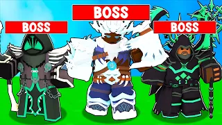 So I used BOSS KITS ONLY in Roblox Bedwars..