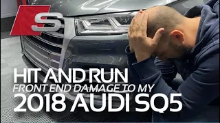 MY AUDI SQ5 GOT HIT | Follow the Aftermath of my SQ5 Being Backed into at Work