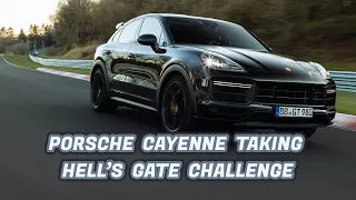Porsche Cayenne Taking Hell’s Gate Challenge
