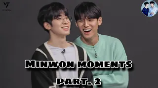 Seventeen Minwon/Meanie moments prt.2 #mingyu #wonwoo