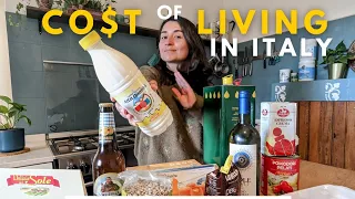 THE REAL COST OF LIVING IN ITALY. THIS IS HOW MUCH GROCERIES COST IN ITALY. LIVING IN ITALY