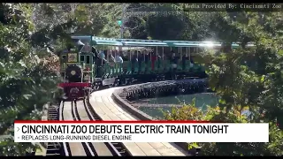 Cincinnati Zoo says goodbye to old train for more sustainable version