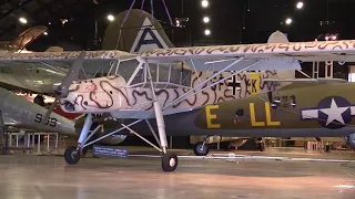 Time Lapse-Aircraft Moves WWII Gallery-Making Room for the Memphis Belle