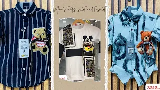 man's teddy shirt and t-shirt | taddy shirt | single pcs available at wholesale price  || 7014038938