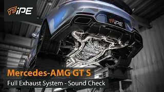 Mercedes-AMG GT S iPE Re-introduced Turbo-back Exhaust System (Sound Check)