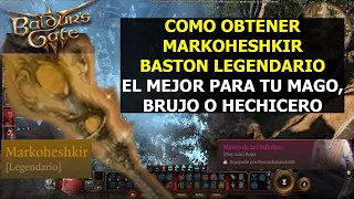 Baldur's gate 3 Como obtener Markoheshkir bastón legendario (mejor arma para lanzadores de hechizos)