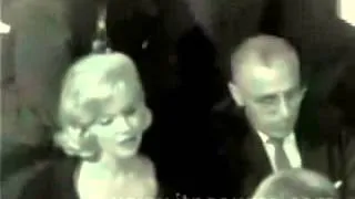 Marilyn Monroe attends Nikita Khruschev lunch